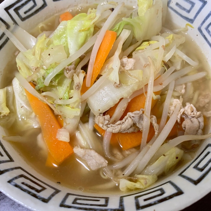 野菜たっぷり!タンメン